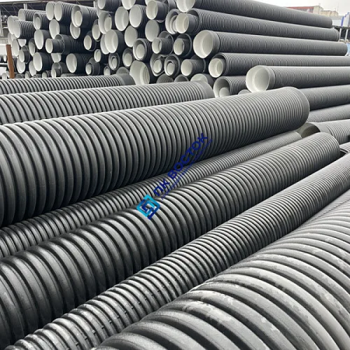 Труба пэ канализационная 230/200 SN6 гофрированная двухслойная