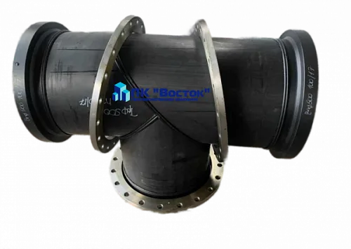 Тройник офланцованный ПЭ 200 мм SDR11 Ру16