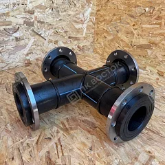 Крестовина ПНД фланцевая 160 мм SDR11 Pn16
